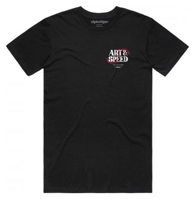 Maglietta a maniche corte Troy Lee Designs Pink Slips nera
