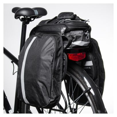 Sacoche vélo Wozinsky porte-bagages housse pluie 27 L