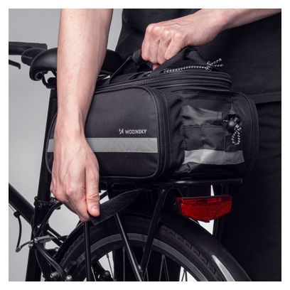Sacoche vélo Wozinsky porte-bagages housse pluie 27 L