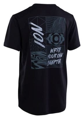 ION Graphic DR Black Kids short sleeve MTB jersey