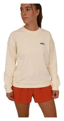 Women's Rosie Print Long Sleeve Sweat Beige/Black