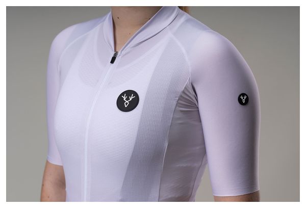 Camiseta de manga corta para mujer LeBram Training, color blanco