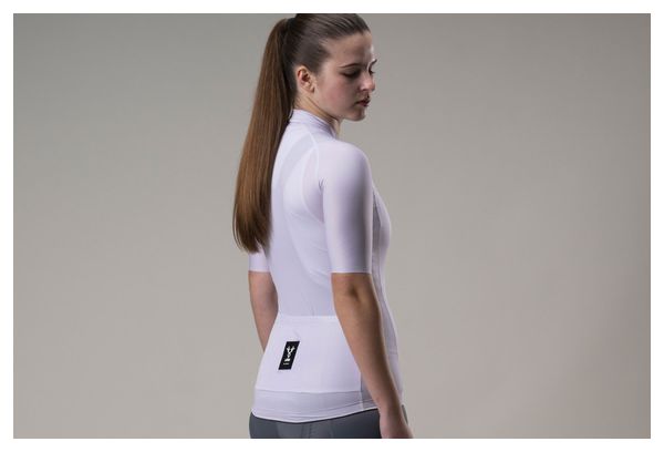 Camiseta de manga corta para mujer LeBram Training, color blanco