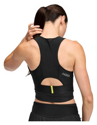 Women's Hoka Race Day Black Bra