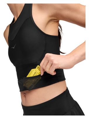 Women's Hoka Race Day Black Bra