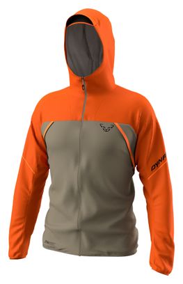 Chaqueta impermeable Dynafit Alpine de 3 capas, beige/naranja, para hombre