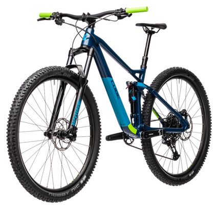 MTB Cube Stereo 120 Pro 29 Full Suspension Sram NX / SX Eagle 12S 29'' Blueberry Blue Green 2021
