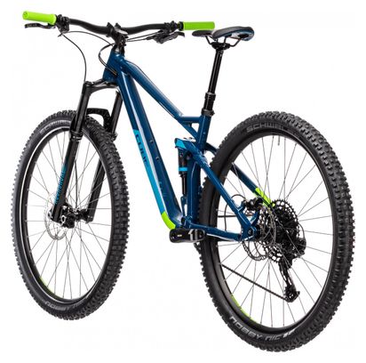 Cube Stereo 120 Pro 29 Full Suspension MTB Sram NX/SX Eagle 12S 29''  Blueberry Blue Green 2021