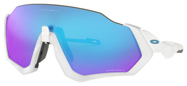 Occhiali OAKLEY Flight Jacket Bianche/Prizm Zaffiro