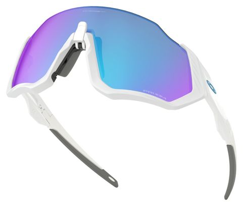 OAKLEY Flight Jacket Sunglasses White/Prizm Sapphire