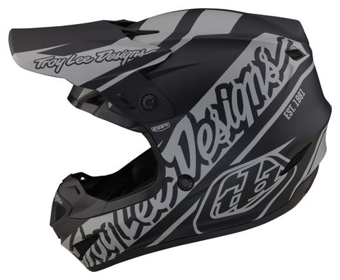 Troy Lee Designs GP Slice Full Face Helm Grey/Black
