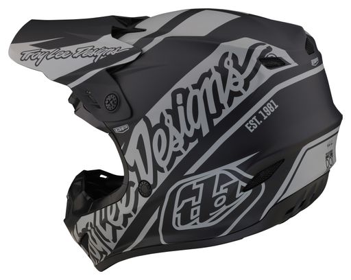 Troy Lee Designs GP Slice Full Face Helm Grey/Black