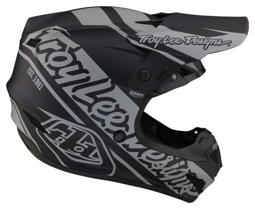 Troy Lee Designs GP Slice Full Face Helmet Grey/Black