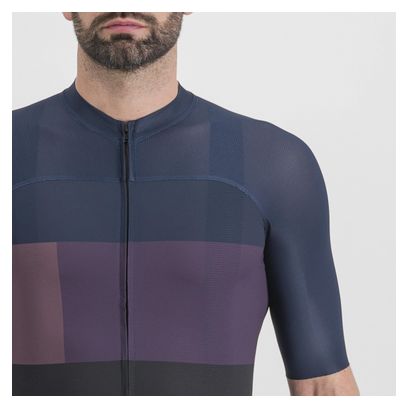 Maglia Sportful Snap a manica corta blu/nero