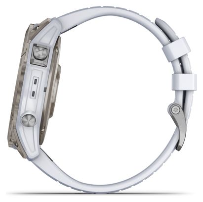 Montre de Sport Garmin Epix Pro Gen 2 Sapphire Titane 51mm Blanc Argent