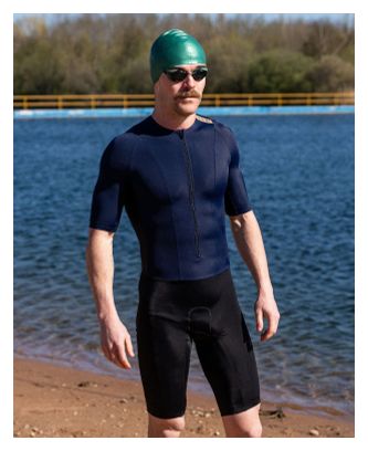 Tuta da triathlon Huub Collective TC Performance blu/nera da uomo