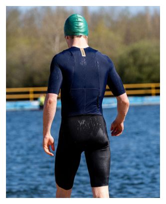 Tuta da triathlon Huub Collective TC Performance blu/nera da uomo