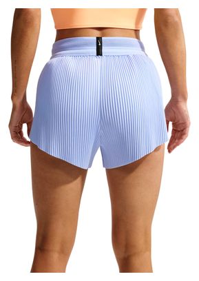 Pantaloncini Nike AeroSwift 3in con spacchi, blu, da donna