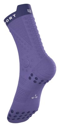 Compressport Pro Racing V4.0 Trail-sokken, paars/blauw