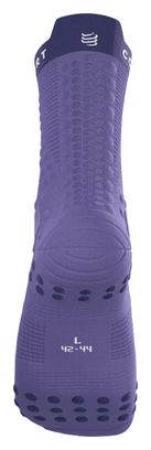 Compressport Pro Racing V4.0 Trail-sokken, paars/blauw
