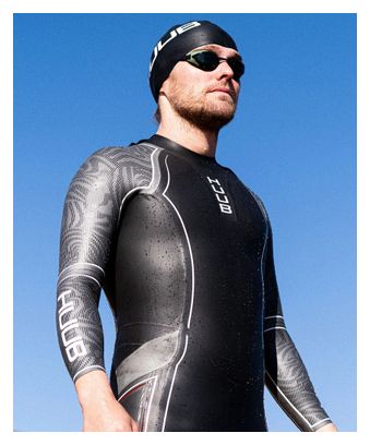 Huub SUB7 Neoprenanzug Schwarz/Grau/Rot für Herren