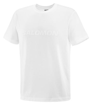 T-shirt manches courtes Salomon Logo Blanc Homme