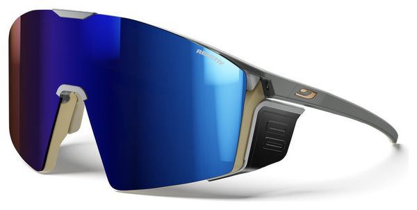 Occhiali Julbo Edge Cover Reactiv 2-4 Blu/Marrone