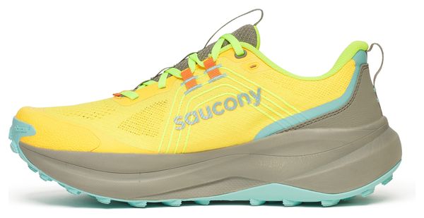 Chaussures Trail Saucony Xodus Ultra 4 Jaune/Gris Homme
