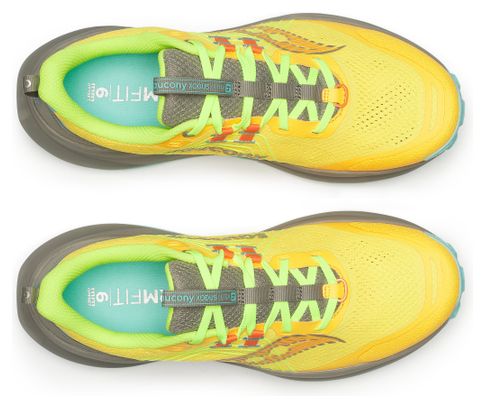 Chaussures Trail Saucony Xodus Ultra 4 Jaune/Gris Homme