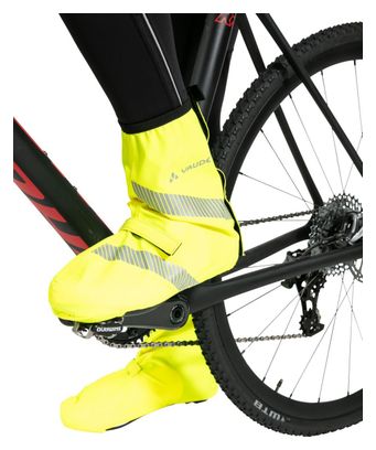 Polaina de bicicleta Vaude Luminum amarilla