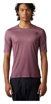 Maillot de manga corta Fox Flexair Ascent Cordovan Morado
