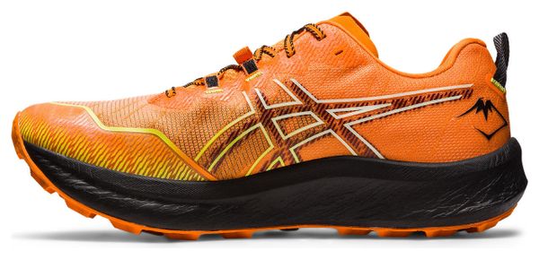 Asics Fujispeed 2 Naranja Negro Zapatillas de Trail para Hombre