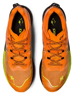 Asics Fujispeed 2 Naranja Negro Zapatillas de Trail para Hombre