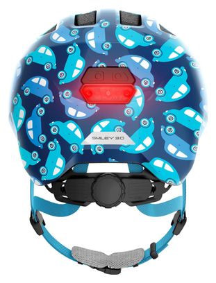 Abus Casque Vélo Smiley 3.0 Led - Blue Voiture