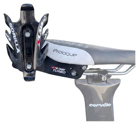 XLAB Turbo Wing System-bidonhouder met Gorilla-bidonhouders in zwart