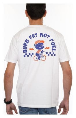 LeBram Burn Fat Not Fuel T-Shirt White