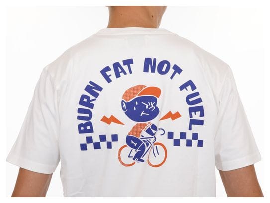 LeBram Burn Fat Not Fuel T-Shirt White