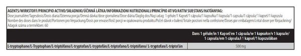 L-tryptophan (60 Caps) - Biotech Usa -  Autres Acides Aminés