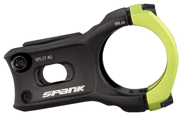 Spank Split 35 Stuurpen 0° 35 mm Zwart / Groen