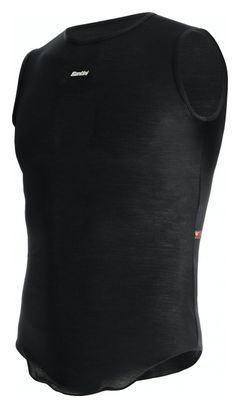 Santini Dry Kurzarm-Unterwäsche Schwarz