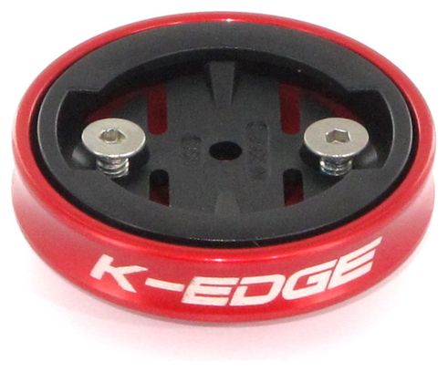 K-EDGE Montaje de la tapa de gravedad Garmin Rojo