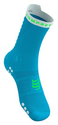 Compressport Pro Racing V4.0 Trail sokken Blauw/Groen
