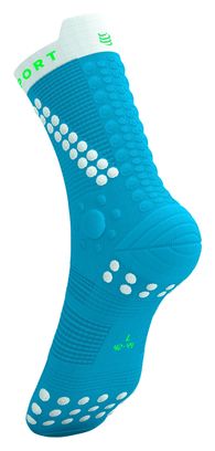 Compressport Pro Racing V4.0 Trail sokken Blauw/Groen
