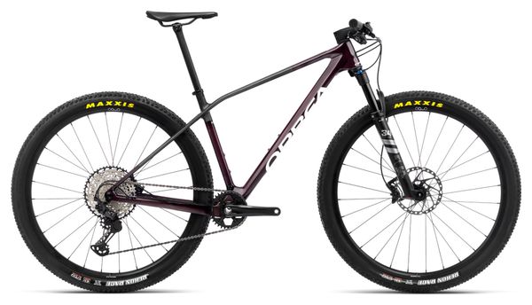 VTT Semi-Rigide Orbea Alma M10 Shimano XT 12V 29'' Rouge Wine Carbon View 2023