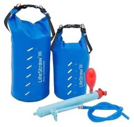 Sac à eau LifeStraw Mission avec filtre à eau-12 litres-Bleu