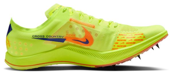 Nike ZoomX Dragonfly XC Yellow Blue Orange Men's Track &amp; Field Shoes