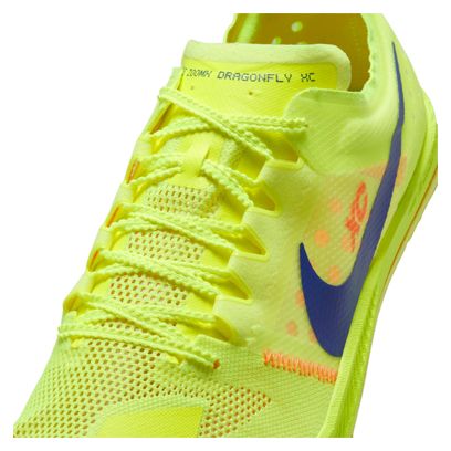 Nike ZoomX Dragonfly XC Leichtathletikschuh Gelb Blau Orange Herren