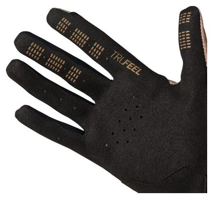 Fox Defend Brown Sugar Beige Lange Handschuhe für Damen