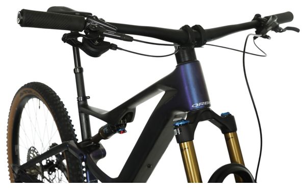 Orbea Rise SL M10 Electric Full Suspension MTB Shimano Deore XT/SLX 12S 630 Wh 29'' Tanzanite Blue Carbon View 2025