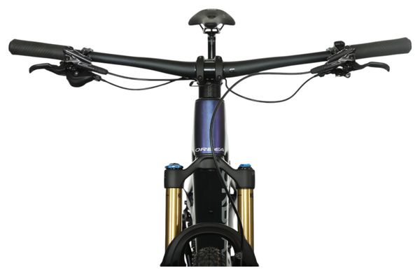Orbea Rise SL M10 Electric Full Suspension MTB Shimano Deore XT/SLX 12S 630 Wh 29'' Tanzanite Blue Carbon View 2025
